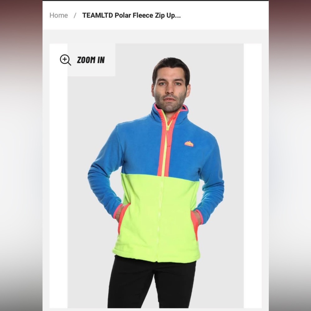 Men’s Team LTD Polar Fleece. Size small. EUC.